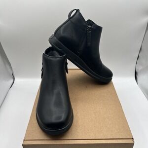 NEW KURU Women's Tempo Ankle Boots,Black Leather,Comfort,Support, SZ: 6 M, (NIB)